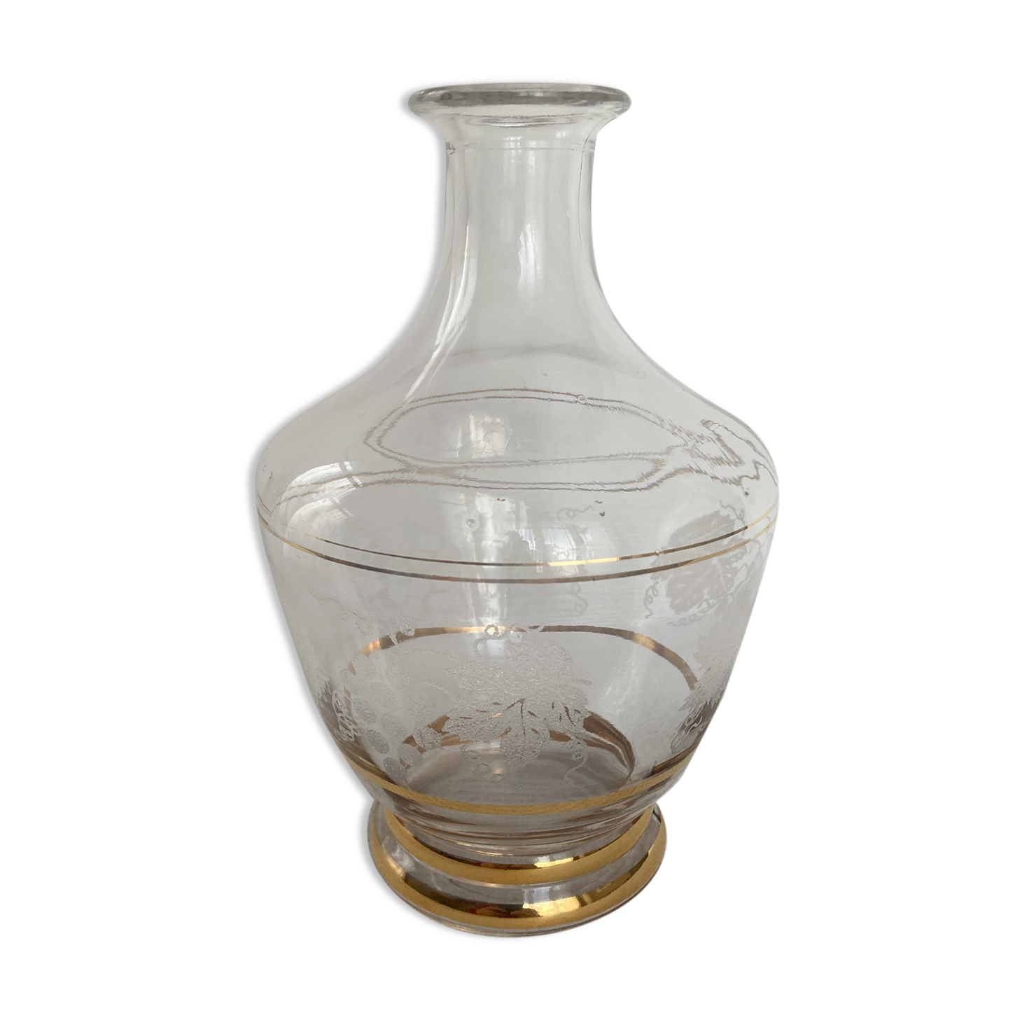 Granite glass water carafe