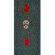 Hand-knotted rug, vintage Turkish rug 53x190 cm