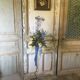 Metal floor vase/soliflore
