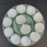 Plates and oyster dish Longchamp barbotine