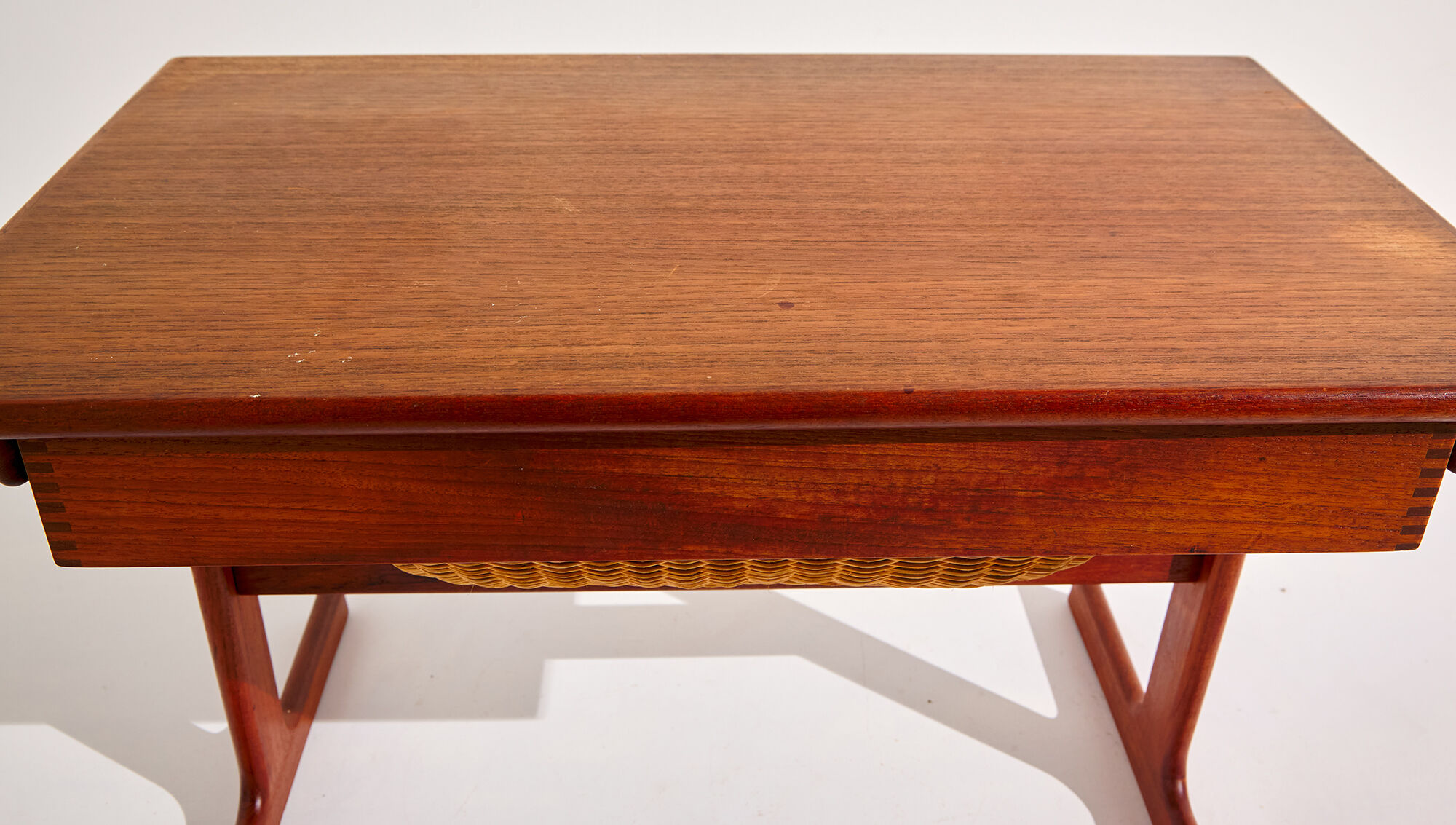 Teak sewing table by kai kristiansen for vildbjerg møbelfabrik mk9364