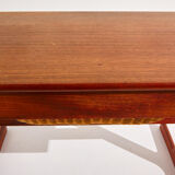 Table à coudre en teck par Kai Kristiansen pour vildbjerg møbelfabrik mk9364