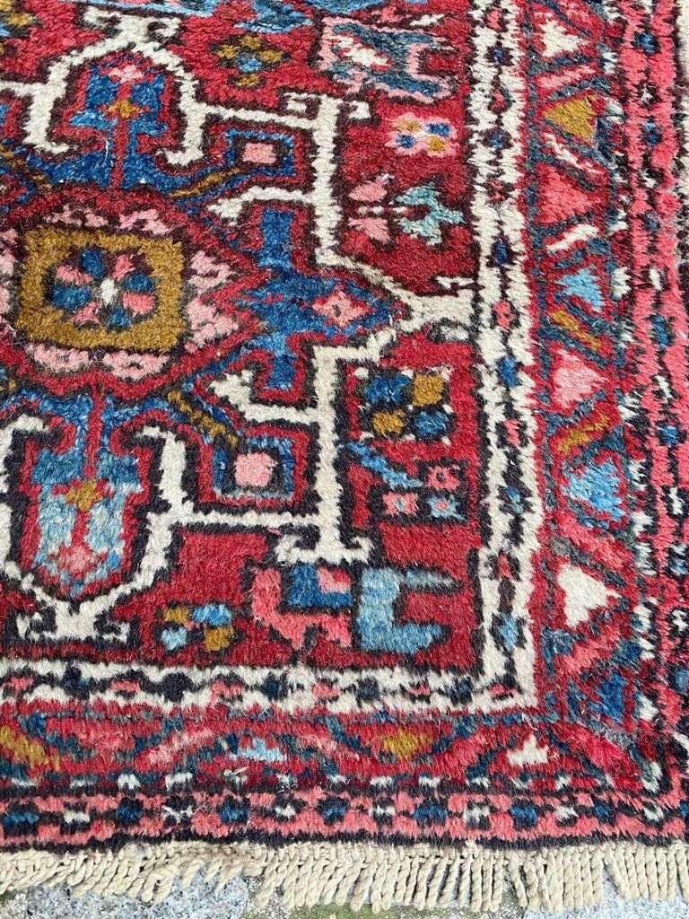 Mid-century Heriz carpet 116x62 cm