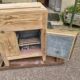 wooden cooler