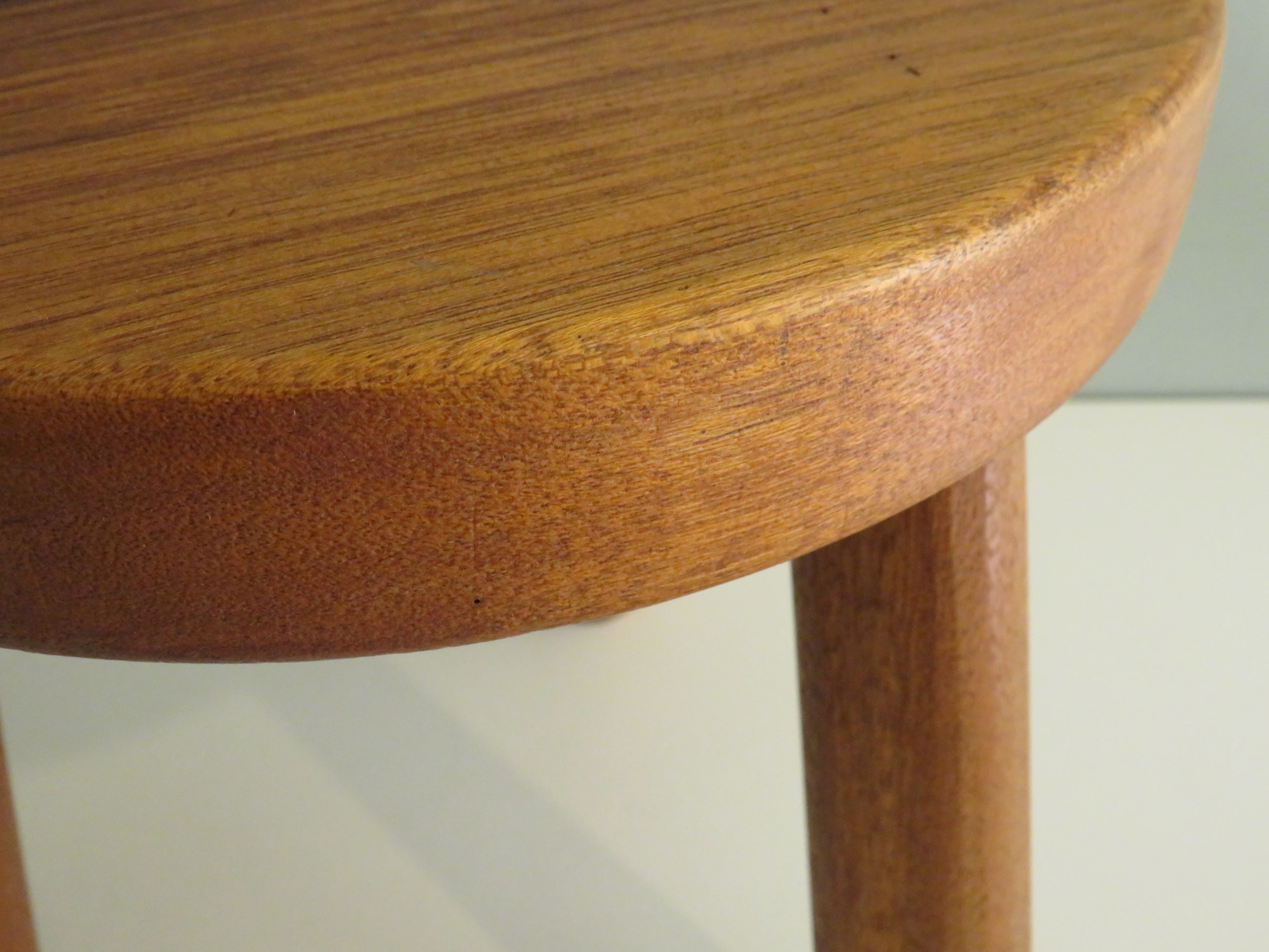 Wooden tripod stool France 1960