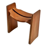 Iconic 'Jonte' stool in solid pine designed by Gilbert Marklund for Furusnickarn AB.