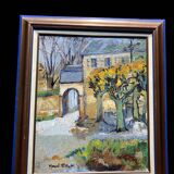 Knife painting signed Moun-Pollat
