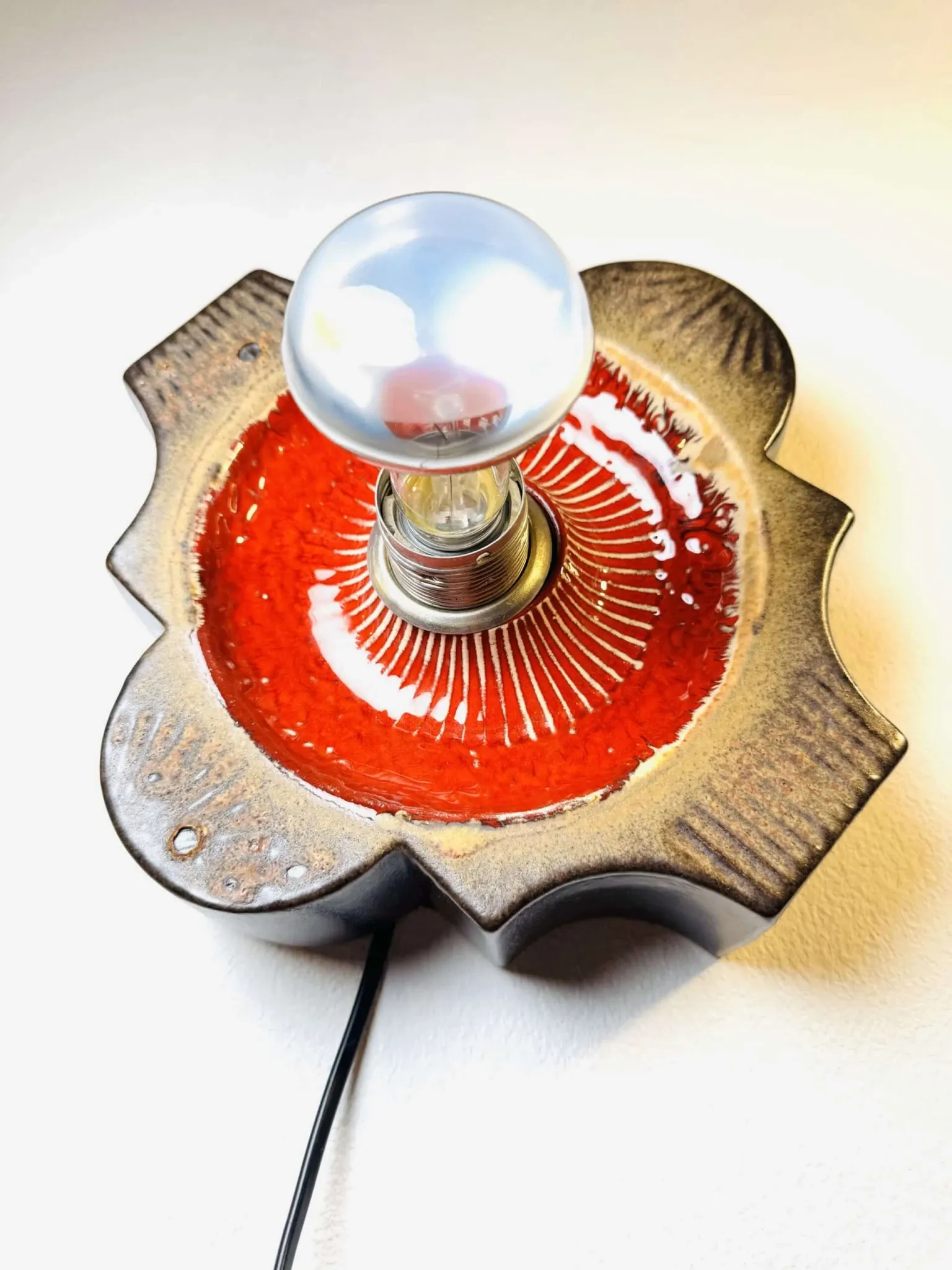 Ceramic Wall Lamp By Hustadt Leuchten, Germany, 1960S