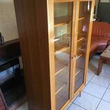 Scandinavian vintage bookcase display case