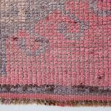 3x10 Soft Pastel Pink Vintage Runner Rug, 87x300Cm