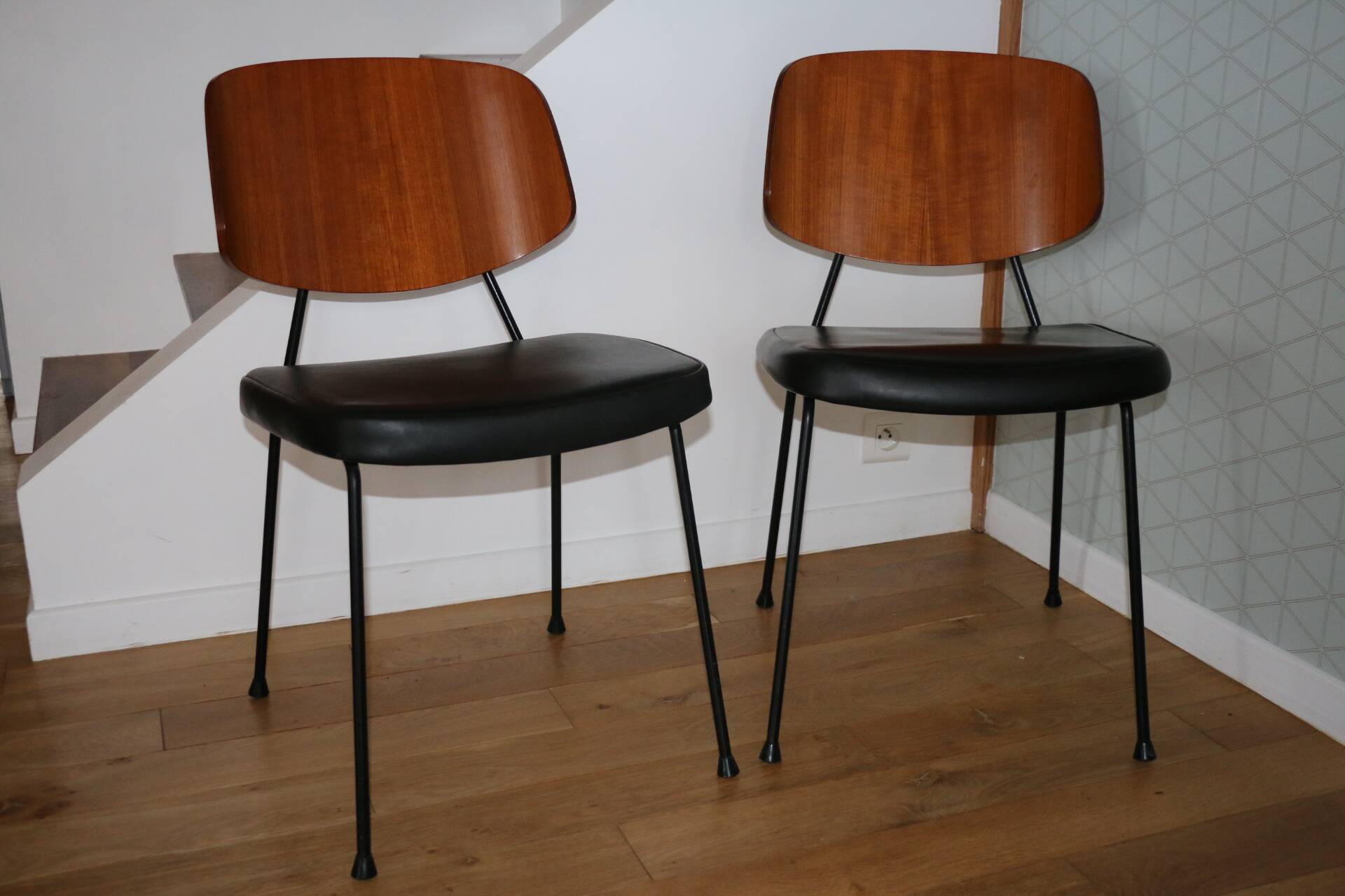 2 thonet chairs from around 1955