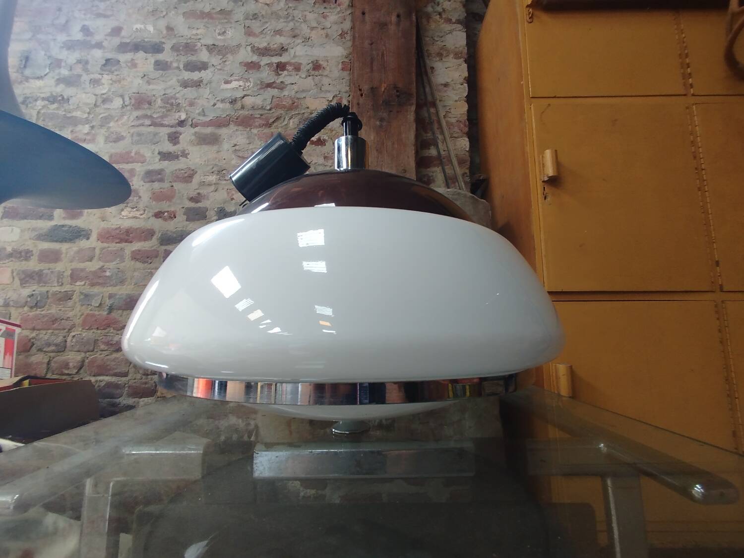 Vintage Em LYS pendant light, 70s