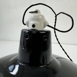 OLD INDUSTRIAL ENAMELED SUSPENSION 35 CM