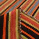 5x13 Long Wide Printsripe Vintage Kilim Rug, 145x410 Cm
