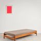 Teak daybed with boucle mattress, Denmark, 1960s
