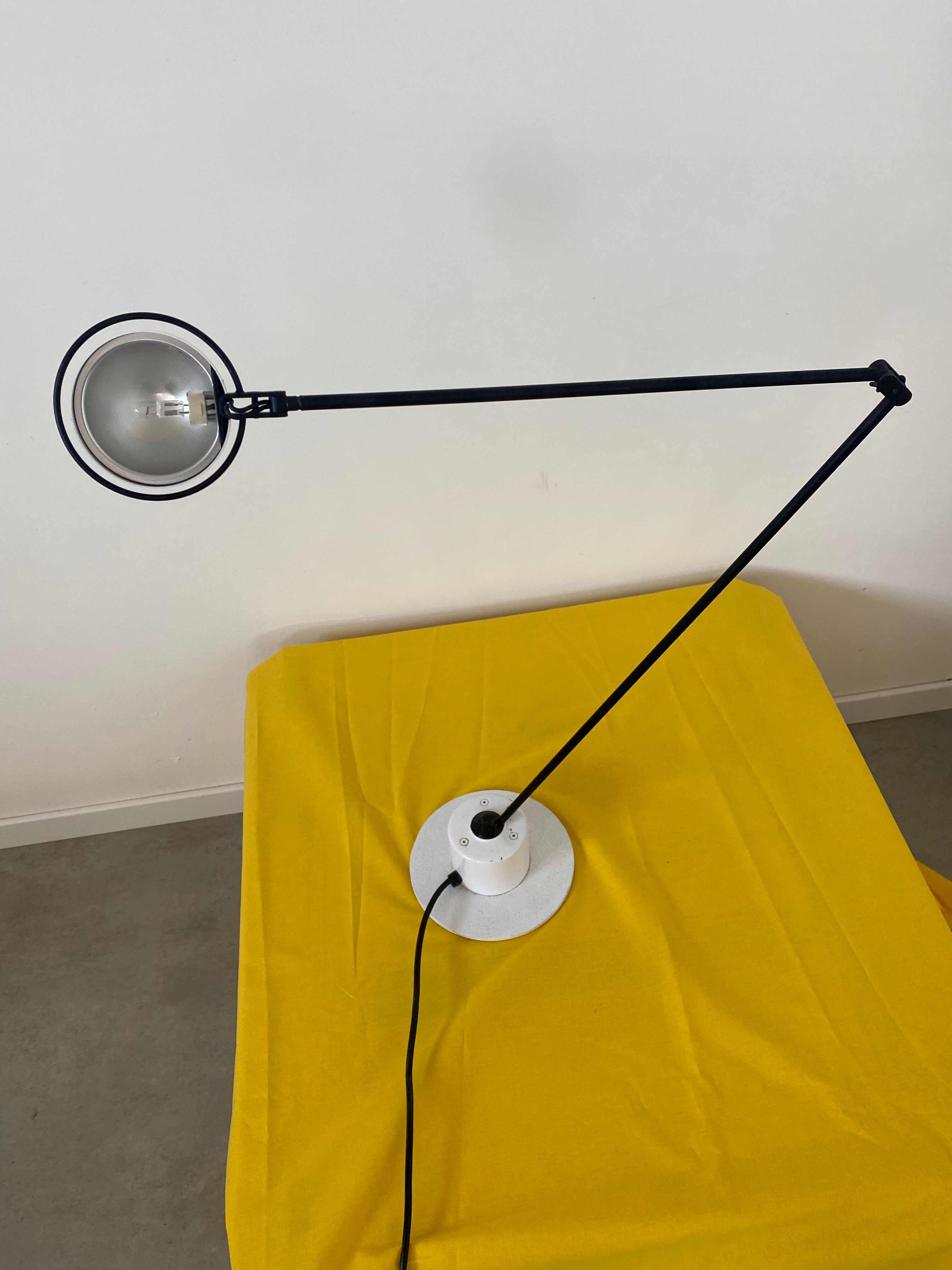 Desk lamp design Belux Swiss Hannes Wettstein year 80 vintage