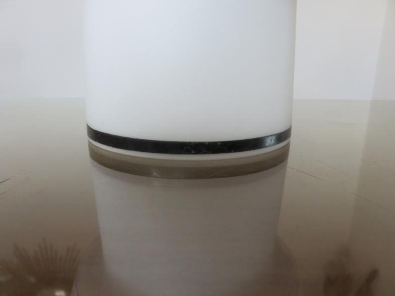 Hanging in opaline geometric patterns 60s