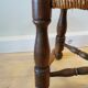 Tabouret tripode paillé des années 50