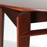 1950s vintage extendible teak dining table by Vittorio Dassi