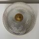 Ceiling lamp Metal gold globe glass decor