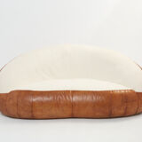 Rare set of sofas croissant 1970