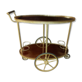 Vintage mahogany roll bar