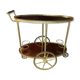 Vintage mahogany roll bar