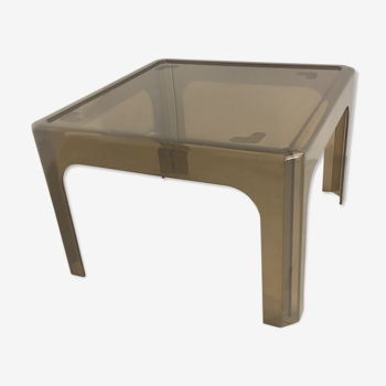 1970 Prisunic vintage plexi coffee table