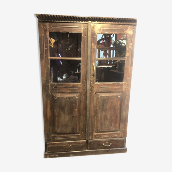 Showcase, Indian furniture 2 doors and 2 drawers