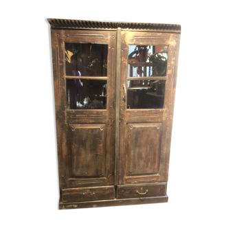 Showcase, Indian furniture 2 doors and 2 drawers