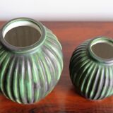 Scandinavian ceramic vases by Michael Andersen, 1940s
