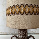 Ceramic floor lamp fat lava, germany 1960