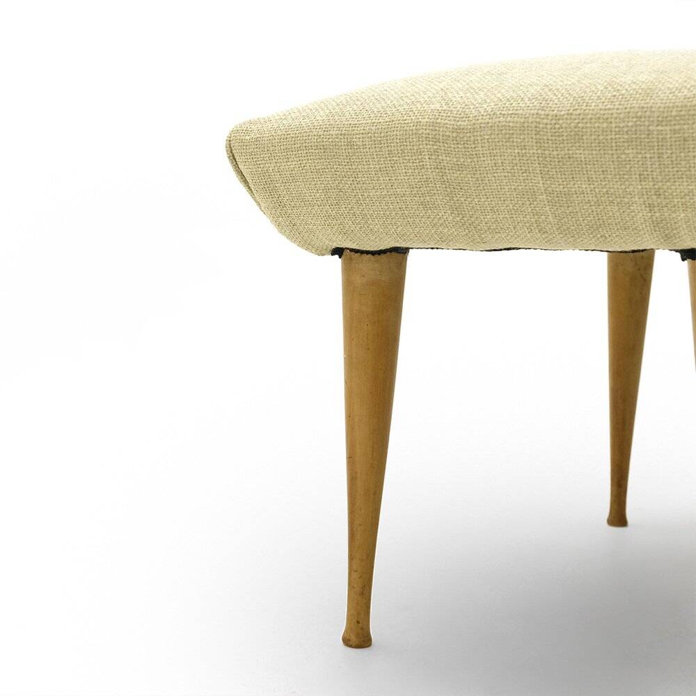 Stool with wooden legs, 1950s