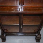 Victorian library in hand-carved hardwood