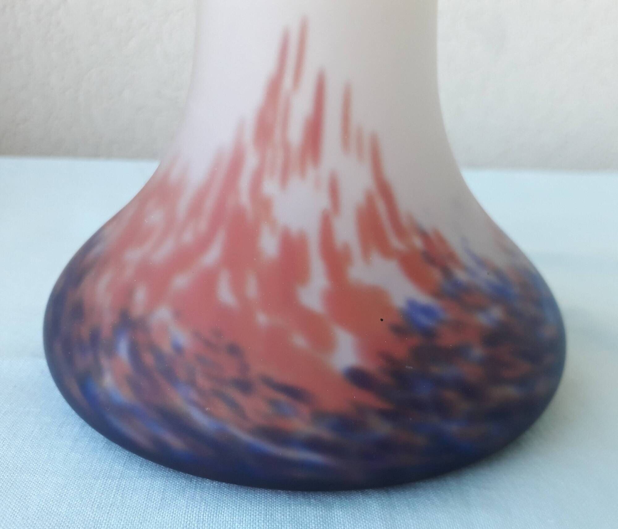 Glass paste vase