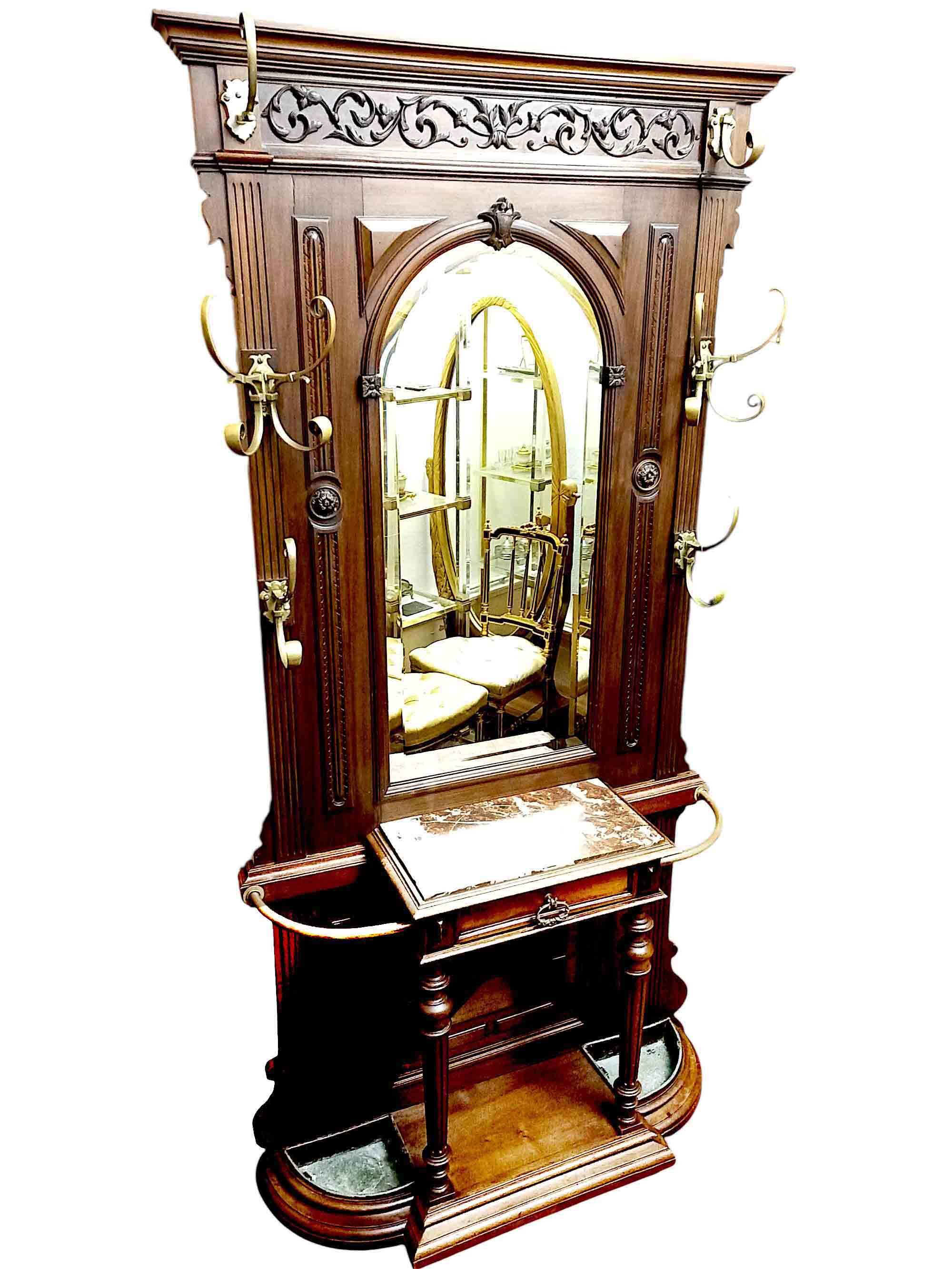 Walnut wardrobe