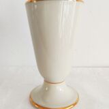 Limoges porcelain cone vase