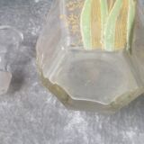 Carafe en verre émaillé theodore legras