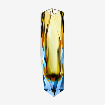 Vase Sommerso Murano design Luigi Mandruzzato, 60s