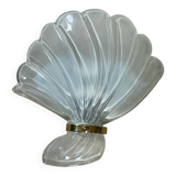 Vintage Murano shell wall lamp