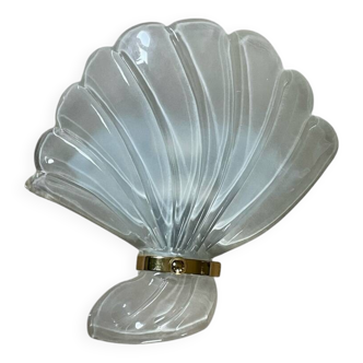 Vintage Murano shell wall lamp