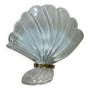 Vintage Murano shell wall lamp