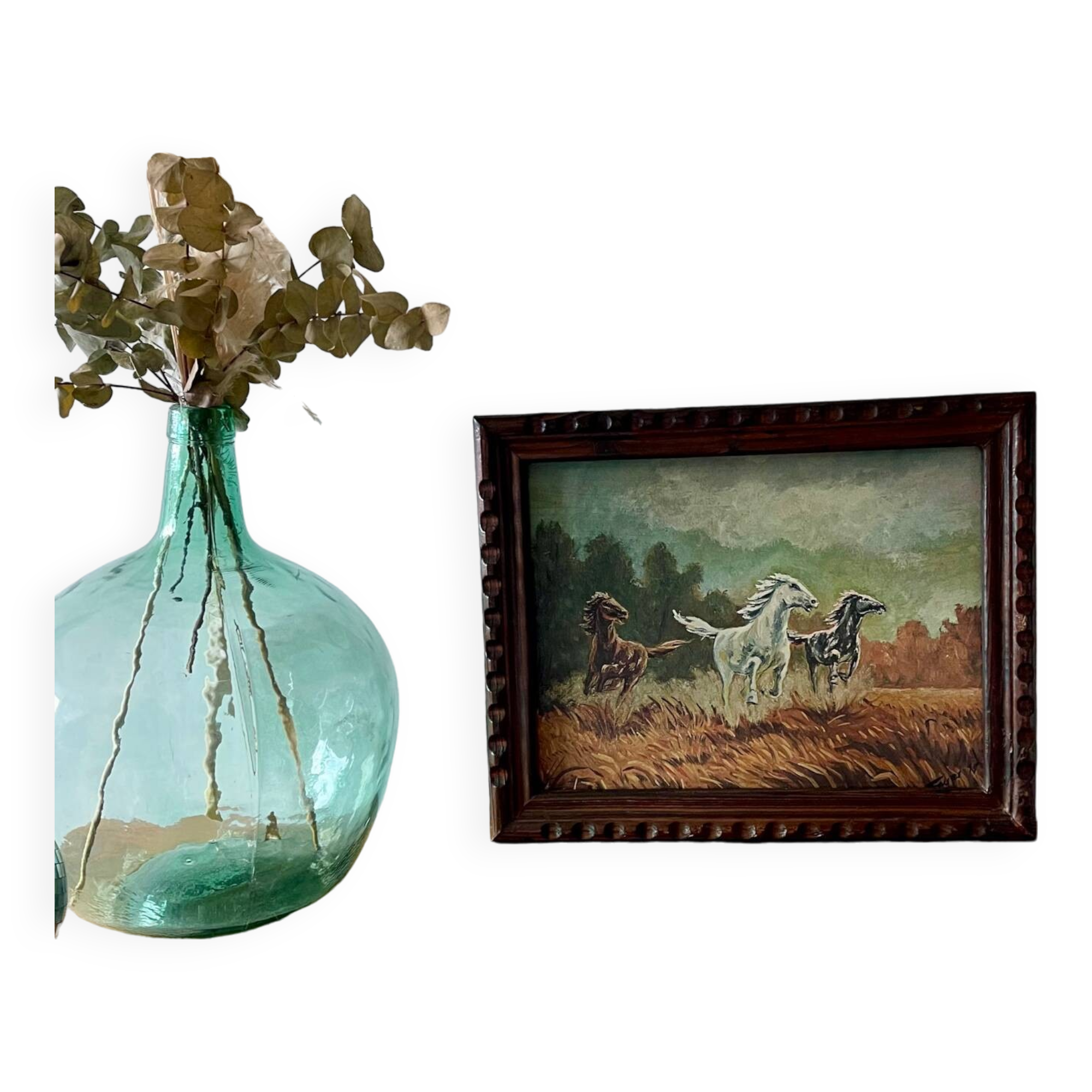 Reproduction of galloping horses