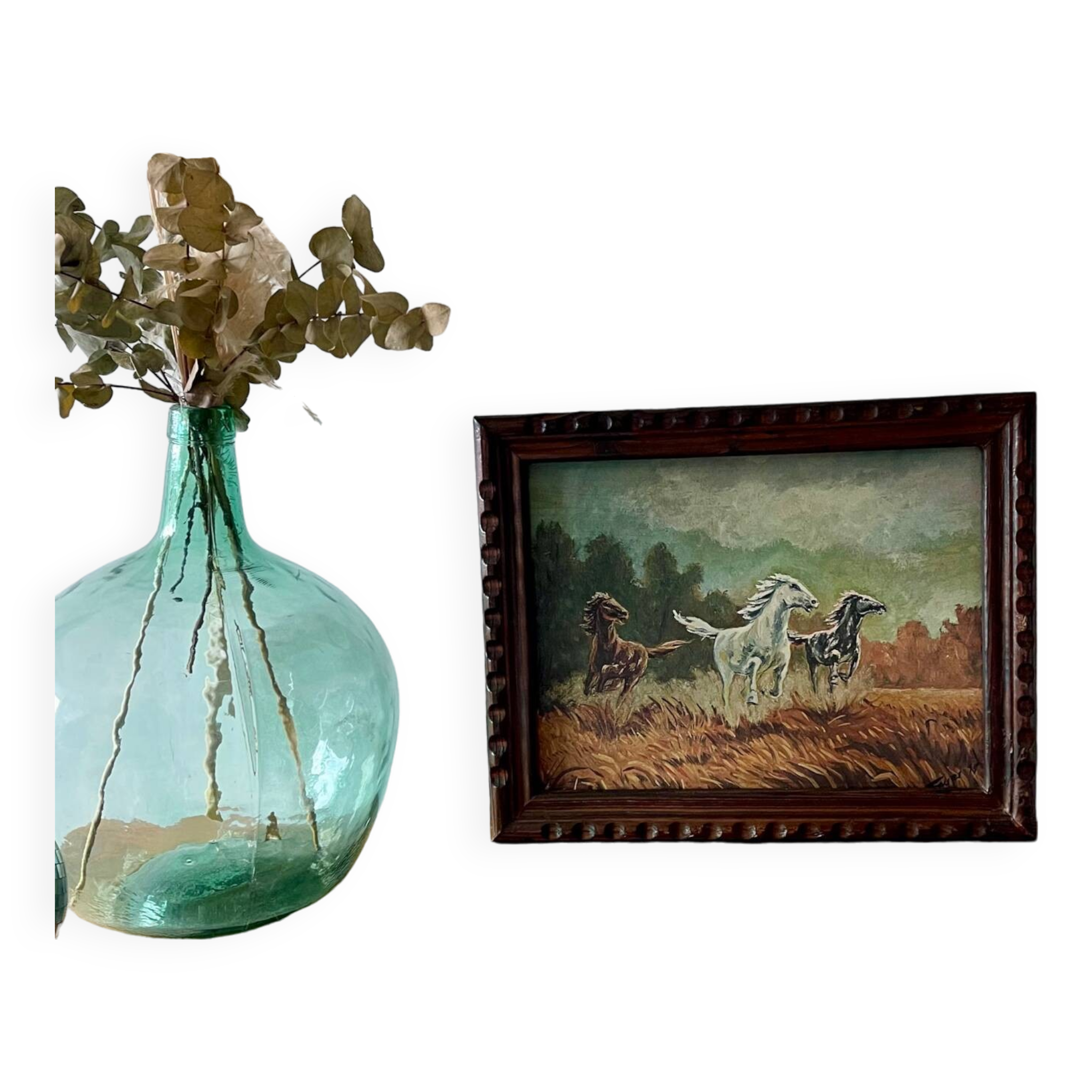 Reproduction of galloping horses
