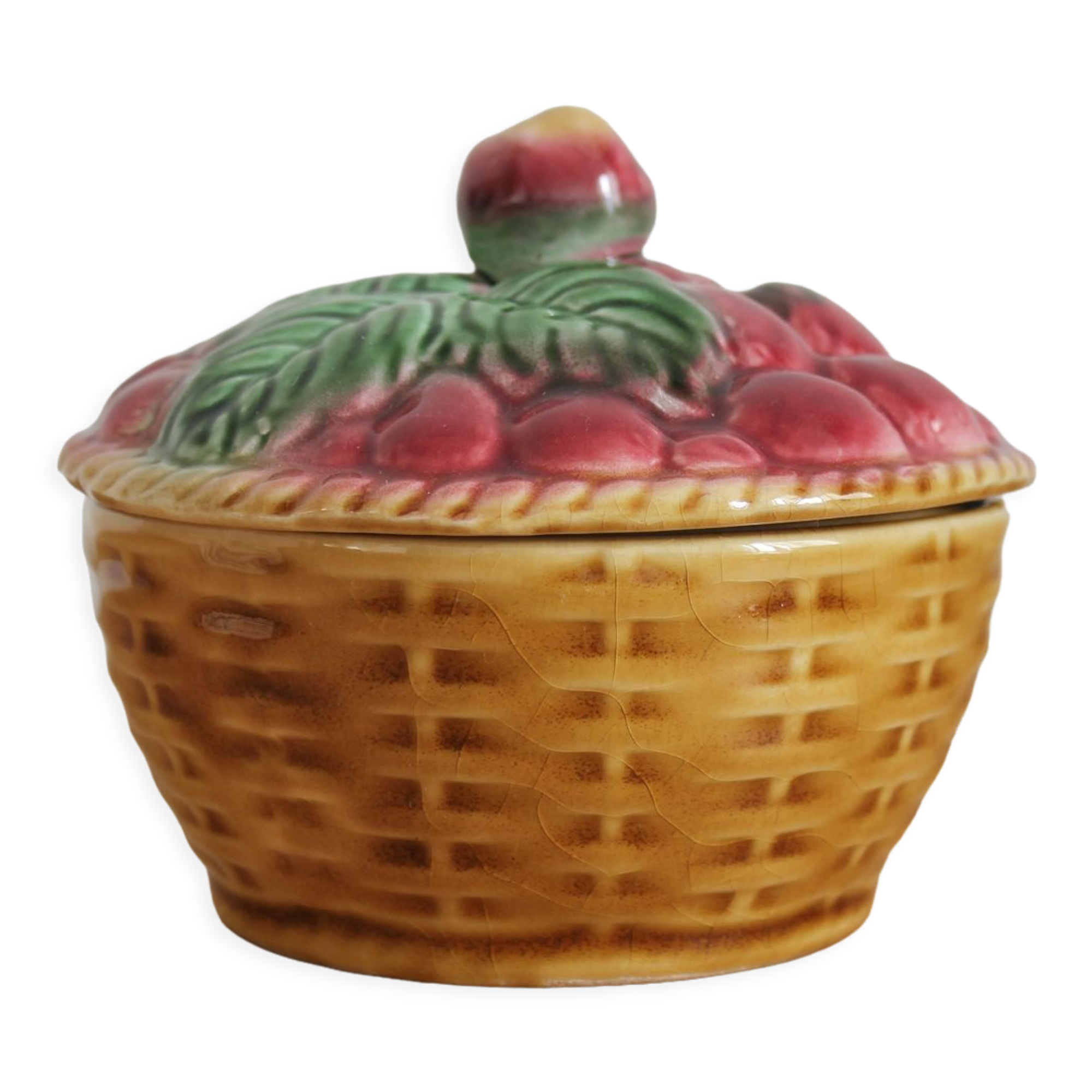 Sugar jar candy in slurry fruits Sarreguemines