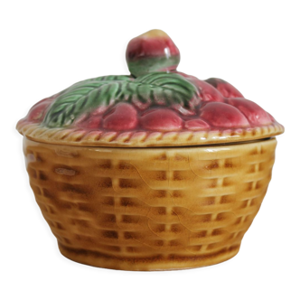 Sugar jar candy in slurry fruits Sarreguemines