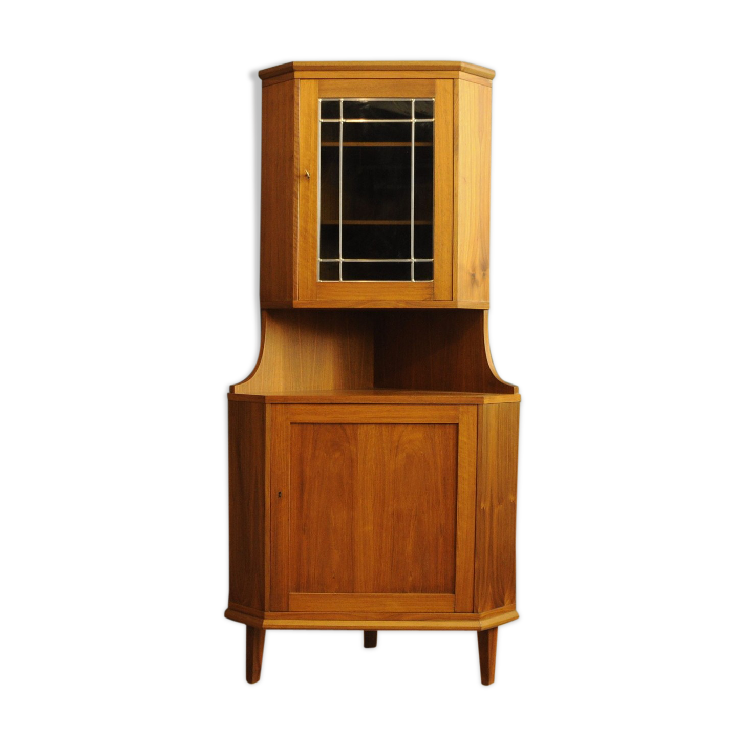 Danish teak corner cabinet, 1960s