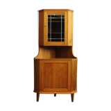 Danish teak corner cabinet, 1960s