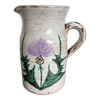Vintage thistle pitcher