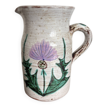 Vintage thistle pitcher
